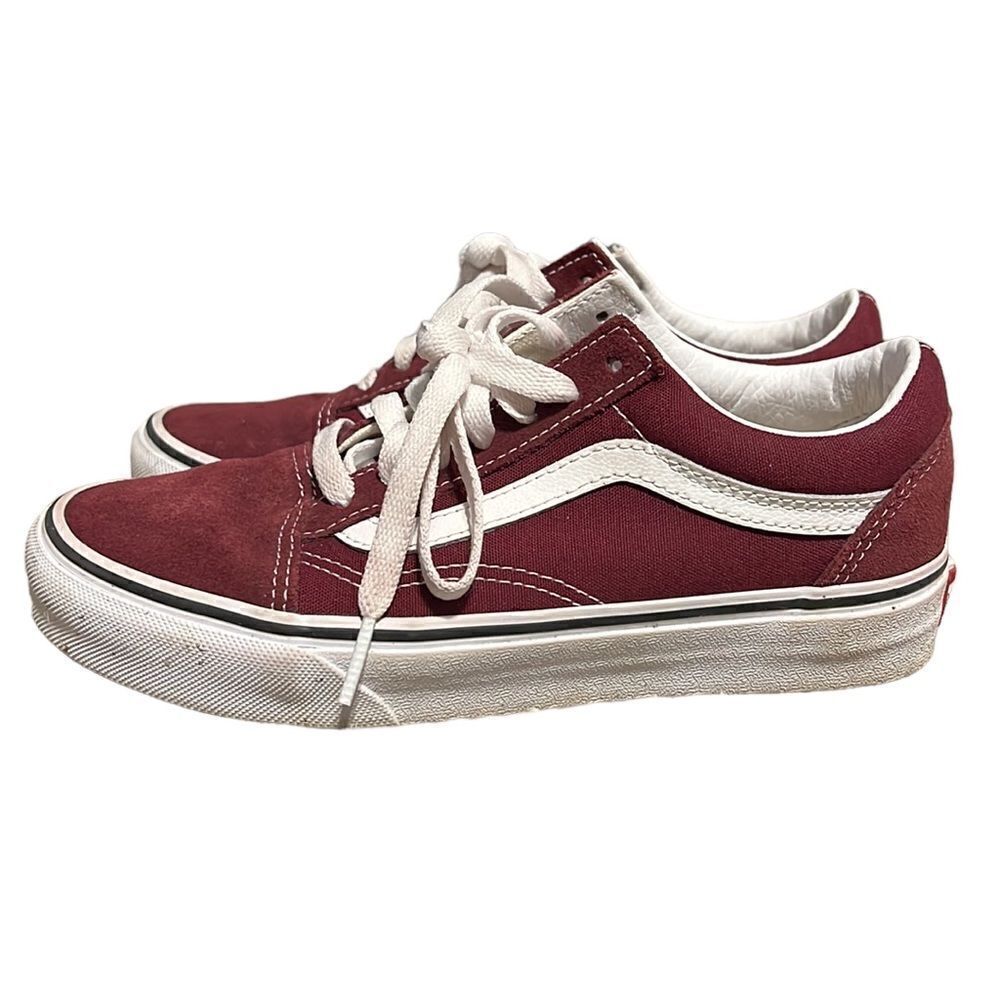 Vans Sneakers Women's Size 5.5 Maroon - Picture 4 of 11